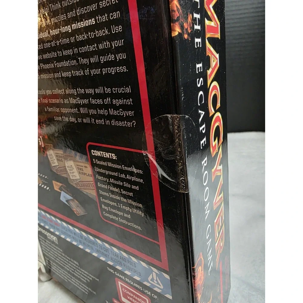 MacGyver The‎ Escape Room Game - Pressman Brand New Factory Sealed